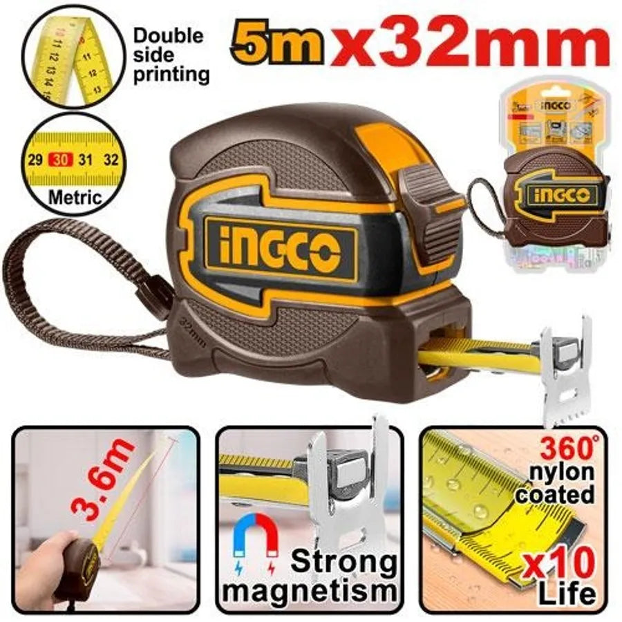 Steel Measuring Tape 5M - INGCO